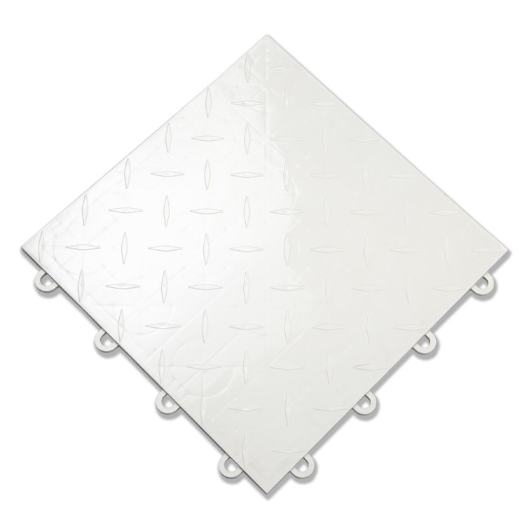 FlooringInc Diamond Nitro Mat SnapTogether 12" x 12" Garage Flooring